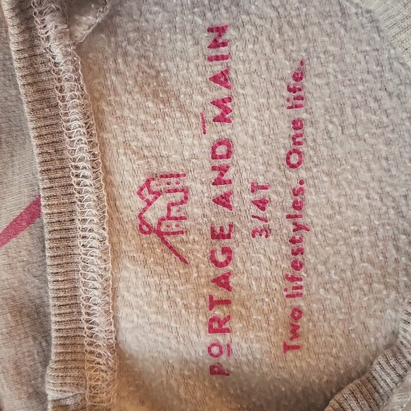 Grey/pink unicorn crew neck sweatshirt - Picture 3 of 5